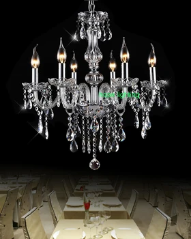 Móda Moderné Krištáľový Luster Jedáleň Lampa candelabra, krištáľové lustre Sviečka Pre Domáce európskej sviečka, lustre