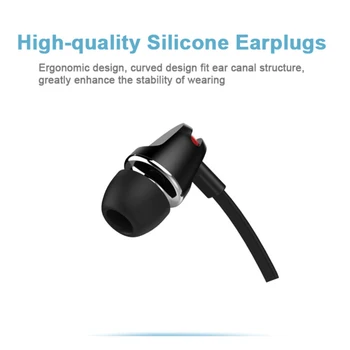 Móda Ploché Rezance Kábel Stereo 3,5 mm Káblové In-ear Slúchadiel do uší Slúchadlá pre iPhone Samsung