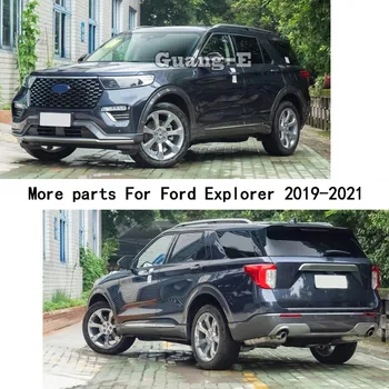 Auto Telo Cover Stick Vnútorné Strede Prednej Shift Kút Pádlo Pohár Rám Orezania Časti 2 ks Na Ford Explorer U625 2019 2020 2021