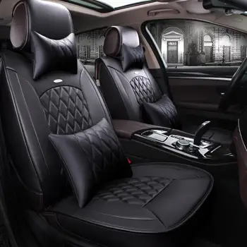 PU univerzálne autosedačky zahŕňa plnú obklopený sedadla pre Ford mondeo Focus 2 3 kuga Fiesta Okraji Explorer sedadla auta styling