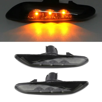 2ks LED Auto Bočné Obrysové Svetlá Otočte Signálne Svetlá Indikátor Pre BMW E82 E90 E60 Automobily Signál Lampa