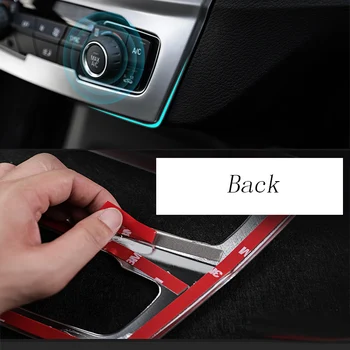 Auto styling Interiérom klimatizácia CD ovládací panel Kryt dekoratívne Samolepky Pre BMW X1 F48 2016-2018 auto Príslušenstvo