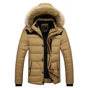 2020 Zimná Bunda Mens Novej Bežné Hrubé Parkas Kabát Outwear Vetrovka s Kapucňou Homme Jeseň pánske Tenké Oblečenie vrchné oblečenie & Coats
