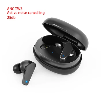 Herný headset reálne Aktívnym potlačením hluku 25db ANC bluetooth bezdrôtové slúchadlá bluetooth slúchadlá slúchadlá