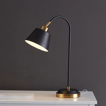 Nordic Železa Stolové Lampy pre Spálne Nočné Led Stojan, Osvetlenie Moderné Stolná Lampa Obývacia Izba Svietidlá Svietidlo Domova