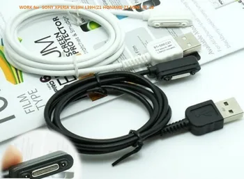 Voľný lodi 2 ks.. 5,0 V/2.0 A. 1Meter Magnetické USB Nabíjací Kábel Pre Xperia l39h Z1 XL39H Z2 Z3 Z3 Kompaktný.stabilnú kvalitu. bla