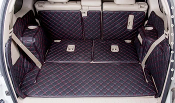 Vlastné kufri rohože & Zadné dvere mat pre Toyota Pôdy Cruiser Prado 150 7seats 2016 vodotesný boot koberce