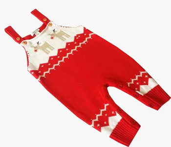 Chlapci Vianočný Overal detské Unisex Oblečenie Baby Remienky Novorodenca Jeseň bez Rukávov Dievčatká Kombinézach Oblečenie
