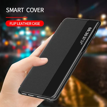 Smart Kože Flip Cover Telefón puzdro Na Huawei P40 Pro P30 Lite Nova 3 3i Česť 8X 10 20 Lite 10i 20i celkoveho Prípadoch Coque