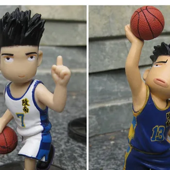 8 cm NOVÉHO 5 ks/veľa Založené Cartoon Slam Dunk Shohoku Basketbalového Hráča Obrázok Hračky Hanamichi Rukawa Kaede Anime Model