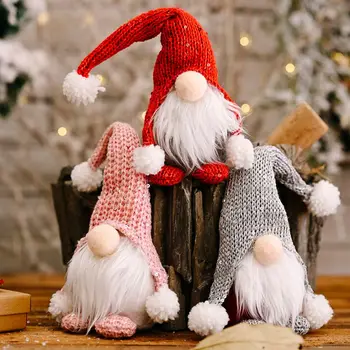 1/3ks Vianočné Gnome Dekorácie, Remeselné Stojace švédsky Tomte Santa Ozdoby Domov Dovolenku Stranou Dodávky