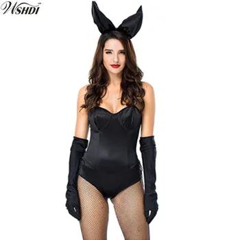 Nový Príchod Sexy Bielizeň Bunny Trikot Kombinézu Nastaviť Catwomen Cospaly Bunny Dievča Zdobiť Roztomilý Zajačik Kostým pre Úlohu Hrá