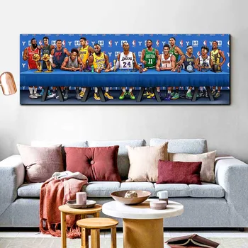 Klasické Basketbalová Hviezda Plagát, Kreatívne Steny Umelecké Plátno Na Maľovanie Obývacia Izba, Spálňa Decor Chlapec Darček