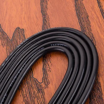 Folková gitara 3 m kábel, čierna koleno rovno audio reproduktorové káble nástroja príslušenstvo