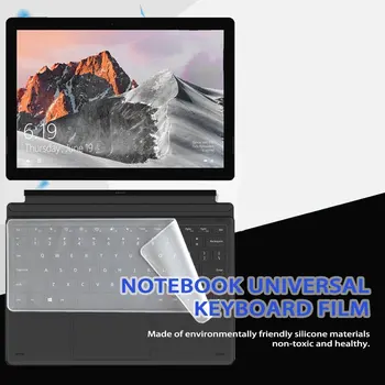 Kryt Klávesnice Pokožky Vodotesný, Prachotesný Silikónový Film Univerzálny Tablet Keyboard Chránič Pre Notebook