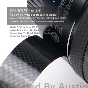 Prémiový Objektív, Obtisky Kože Pre Fuji XC35mm f2 Chránič Zábal Anti-scratch Nálepku Krytu Prípade