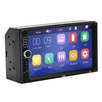2 Din 7 palcový autorádia Autoradio Univerzálny Auto Multimediálny MP5 Prehrávač HD, Bluetooth, Usb Flash Disk Telefón Prepojiť s MP3 Prehrávačom