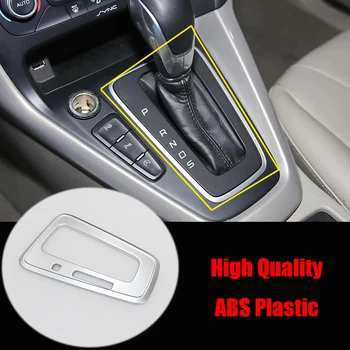 ABS Chrome Pre Ford Focus 2016 Príslušenstvo Automatické Prevodovky Frame Panel Dekorácie Kryt Výbava Auta Nálepku Styling 1Pcs