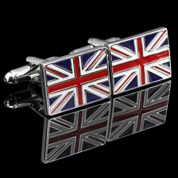Manžetové gombíky muž francúzsky britskej Vlajky tričko manžetové gombíky putá tlačidlo francúzske Tričko Mužov Šperky, Svadobné Nevesty Mužov Putá Odkazy