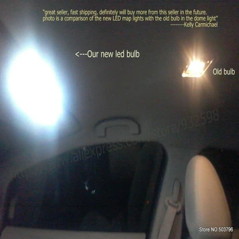 Interiérové Led osvetlenie Pre Honda accord 2003-2007 13pc Led Svetlá Pre Autá osvetlenie auta automobilových žiaroviek Canbus