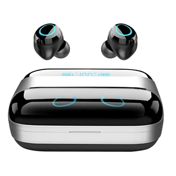 I09 Bluetooth Headset, TWS Bluetooth 5.0 Binaural Kontakt s 2800MAh Plnenie Priestoru Bezdrôtový Bluetooth Headset