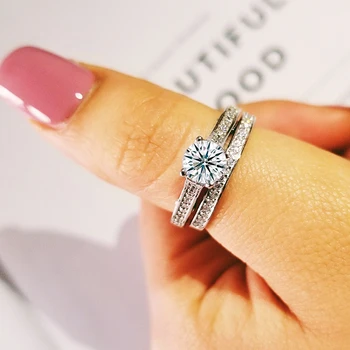 2020 nové trendy srdce pôvodné 925 sterling silver prsteň pre ženy lady výročie darček šperky veľkoobchod R5150