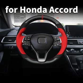 Pre Honda Accord 10 2018 2020 Volant, Kryt Ručné Šitie Kožený Volant Nastaviť DIY Volant, Kryt Modifikácia