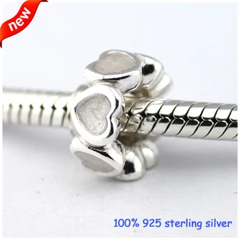 Hodí Pandora Náramky Hojnosť Lásky Dištančné Strieborné Korálky 925 Sterling Silver Charms DIY Šperky Veľkoobchod 09309