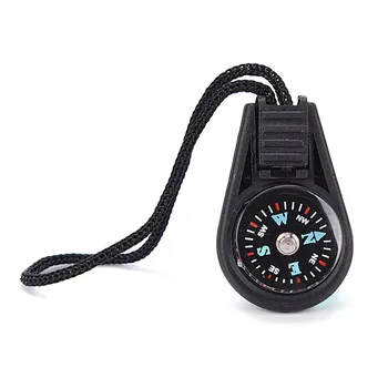 1pcs Čierna Prenosný Mini Kompas, kľúčenky Univesal Multi-Funkčný Nástroj Nové Vonkajšie Pre Kempovanie Turistika Turista Lov Cestovanie