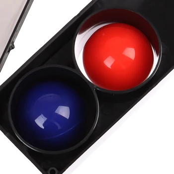Box Otočením Červený Loptu Do Modrej Gule(Náhodné Farby) Kúzla zblízka Magia Mystery Box Magický Trik Prop Hračka pre Dieťa