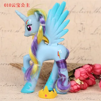 16 Štýl 14 cm Pôvodná Hasbro Môj Malý Pony Bábiky Hračky Rainbow Kôň Dievča Hračka Bábika Dekorácie Darček k Narodeninám Anime Postavy
