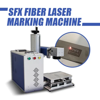 Fiber Laser Označenie Stroj Non-kontakt Spracovanie Sculpt Kovové Materiály a Niektoré nekovové Materiály Laserové Gravírovanie
