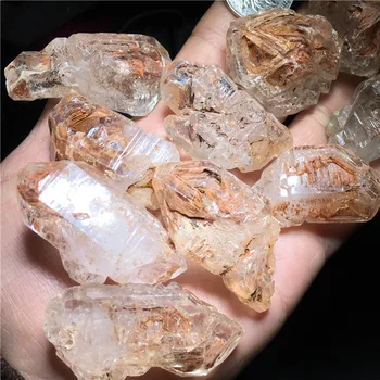 Prírodná Biela Crystal Kostra Duté Otvor Dávnych Chrbtovú Crystal Pôvodnej Kamennej Master Vysokofrekvenčné Energie Usporiadanie