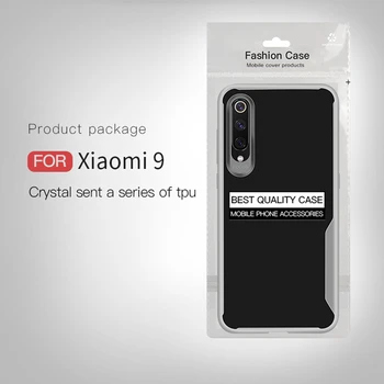 Shockproof Telefón puzdro Pre Xiao A3 Poznámka 10 9 8 Pro Lite Redmi Poznámka 9S 8T 7 6 9T Pro 8A 7A Transparentné Mäkké Silikónové Zadný Kryt