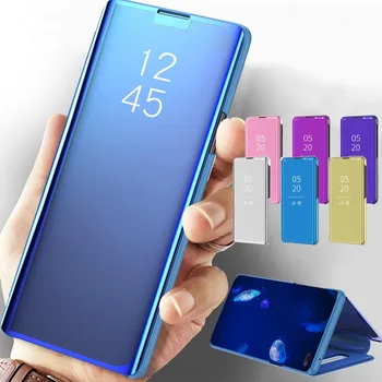 Smart Mirror puzdro Pre Samsung Galaxy s rezacím zariadením S10 S9 S8 Plus S10E A8, A7 A6 2018 Poznámka 8 9 A10 A30 A40 A50 A60 A70 M10 M20 M30 Telefón Prípadoch
