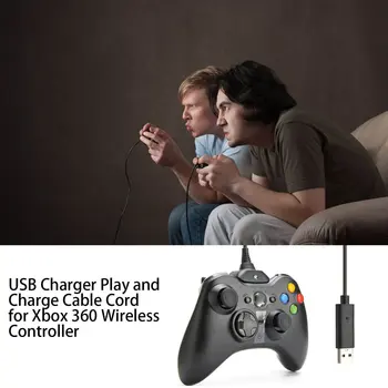 1,5 m USB Nabíjací Kábel pre Xbox 360 Bezdrôtový Herný ovládač Hrať Nabíjanie Nabíjací Kábel Kábel Vysokej Kvality Hry Nové Príslušenstvo