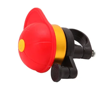 1pc Mini Požičovňa Bell Krúžok Cartoon Bicykli Klobúk Horn Hlasný Alarm Riadidlá Kovové Bell Krúžok Cyklistické Doplnky, Náhodné dodanie