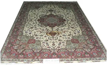 Európska koberec Hodváb perzský Orientálna tkané Obývacia Izba Vzor