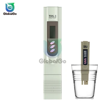 TDS-3 Prenosné Digitálne Pero vodomeru Filter Meranie Kvality Vody Čistota Monitor PH TDS Snímač Teploty Tester Meter
