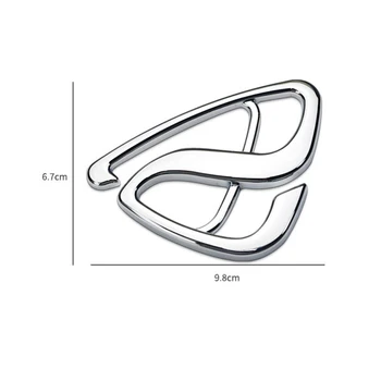 3D Kovový Rotačný Motor Štandard Symbol, Znak Auto Zadný Kufor Odznak nálepka pre Mazda M3 M6 Axela Atenza Auto Príslušenstvo