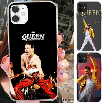 Freddie Mercury Kráľovná kapela Vysokej Kvality Telefón puzdro Pre iPhone 7 8 Plus X XS Max XR Coque puzdro Pre iphone 5s SE 2020 6 6s 11Pro