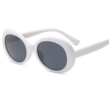 ALOZ MICC Vintage Oválne slnečné Okuliare Ženy, Mužov Značky Dizajnér Retro Cat Eye dámske Slnečné okuliare 2018 Módne Oculos UV400 Q556