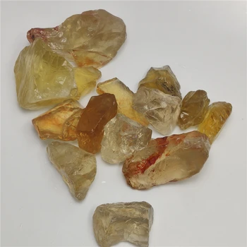 Vybrať Špeciálne Farby Surové Prírodné Citrine Kremeň Energie Liečivý Kameň Drsné Kamene Minerálne Vzor pre Výrobu Šperkov