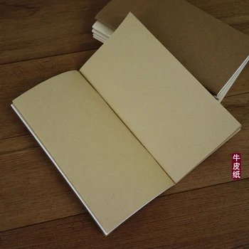 Ručne vyrábané Kožené traval Notebook Náplň vložky Vymeniť Vnútorné Jadro Sketchbook Plánovači Cestovný Denník Časopisoch