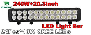9~70V/240W LED Jazdy svetlo LED pracovné Svetlo Bar led offroad svetlo pre ťahač s Návesom SUV technické vozidiel ATV Čln