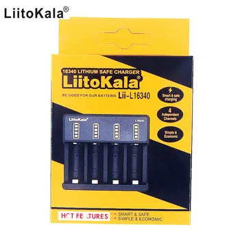 LiitoKala Lii-16340 nabíjačku 3,7 V 4.2 V Nabíjateľné batérie CR123A CR123 Nabíjačku 16340 Nabíjačky
