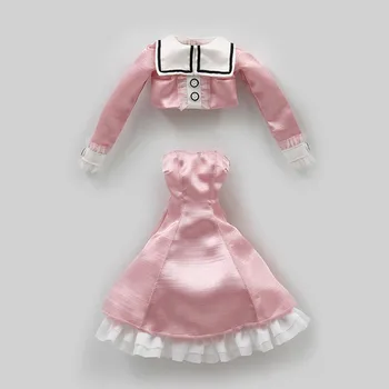 DBS forturn dní iba pre 1/4 bjd 45 cm bábiku ružová jednotné školské dievča je vhodný pre 45 cm bábika oblečenie pre dievča, darček