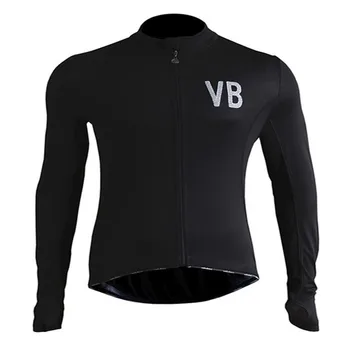 René VB Pro Thermal jersey pánske Dlhý rukáv Bicykli bunda na jeseň cyklistické oblečenie, Cyklistické oblečenie, cyklistické topy Maillot Ciclismo