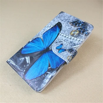 Nový Butterfly Kvet Vlajka Designer Wallet Flip Stojan Knižné Prípade Pre ZTE Blade V9 Vita 5.45 palcový Dual sim