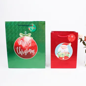 Vianočné dekorácie pre domov darčeková taška laser vianočné embalagen natal doces пакетики для упаковки nákupní taška saco navidad